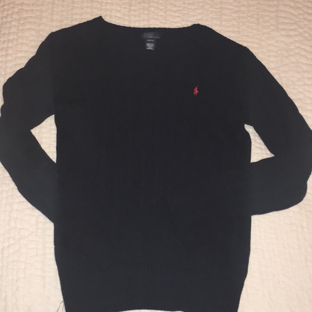 Polo by Ralph Lauren navy knit sweater